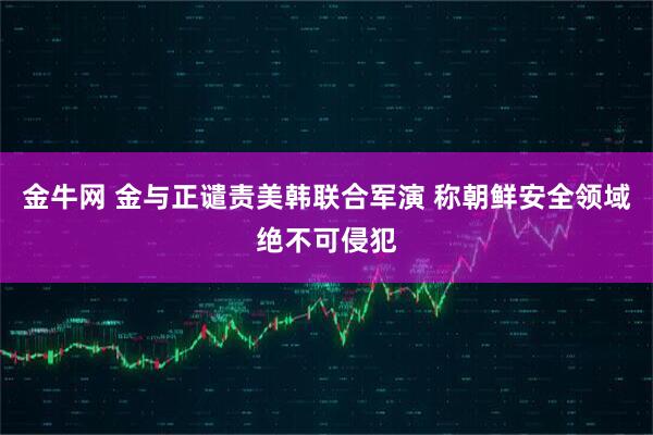 金牛网 金与正谴责美韩联合军演 称朝鲜安全领域绝不可侵犯